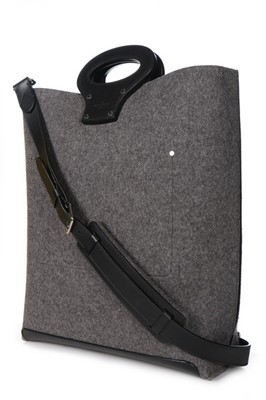 Lot 43 - Louise Wilson's Louis Vuitton grey felt and...