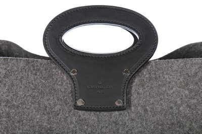 Lot 43 - Louise Wilson's Louis Vuitton grey felt and...