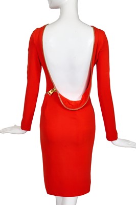 Lot 121 - A Tom Ford red silk crêpe dress, Autumn-Winter 2012-13