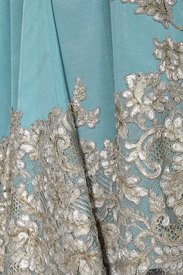 Lot 293 - A fine and rare Givenchy haute couture by Alexander McQueen lace and silk ottoman ensemble, Autumn-Winter 1999-2000