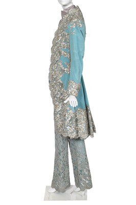 Lot 293 - A fine and rare Givenchy haute couture by Alexander McQueen lace and silk ottoman ensemble, Autumn-Winter 1999-2000