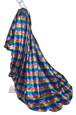 Lot 83 - A Michael Halpern rainbow cloud lamé gown, Autumn-Winter 2020-21