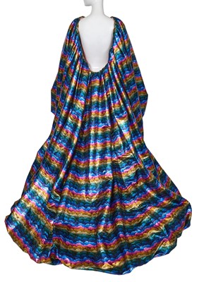 Lot 83 - A Michael Halpern rainbow cloud lamé gown, Autumn-Winter 2020-21