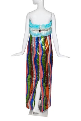 Lot 77 - A Michael Halpern embellished evening dress, Autumn-Winter 2020-01