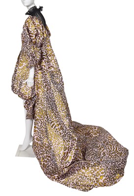 Lot 85 - A Michael Halpern pink animal-spot dress, Spring-Summer 2021