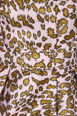 Lot 85 - A Michael Halpern pink animal-spot dress, Spring-Summer 2021