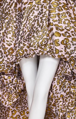 Lot 85 - A Michael Halpern pink animal-spot dress, Spring-Summer 2021