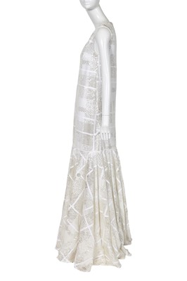 Lot 82 - A Michael Halpern embellished white gown, commercial collection Autumn-Winter 2020-01