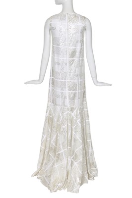 Lot 82 - A Michael Halpern embellished white gown, commercial collection Autumn-Winter 2020-01