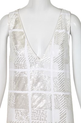 Lot 82 - A Michael Halpern embellished white gown, commercial collection Autumn-Winter 2020-01
