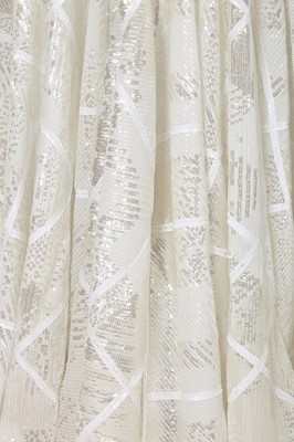 Lot 82 - A Michael Halpern embellished white gown, commercial collection Autumn-Winter 2020-01