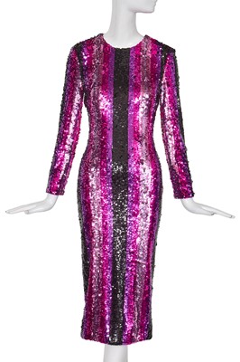Lot 89 - A Michael Halpern sequined cocktail dress, Spring-Summer 2022
