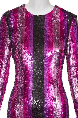 Lot 89 - A Michael Halpern sequined cocktail dress, Spring-Summer 2022