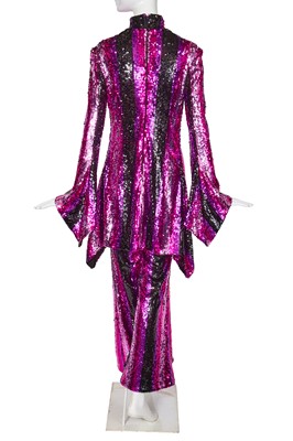 Lot 91 - A Michael Halpern sequined ensemble, Spring-Summer 2022