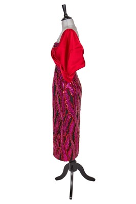 Lot 73 - A Michael Halpern sequined cocktail dress, circa 2019