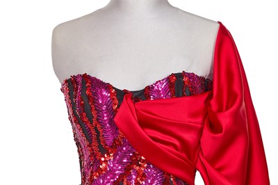 Lot 73 - A Michael Halpern sequined cocktail dress, circa 2019