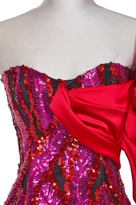 Lot 73 - A Michael Halpern sequined cocktail dress, circa 2019