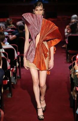 Lot 69 - A Michael Halpern lamé cocktail dress, Spring-Summer 2018