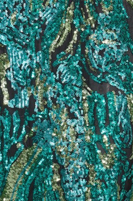 Lot 70 - A Michael Halpern sequined and lamé cocktail dress, Spring-Summer 2018