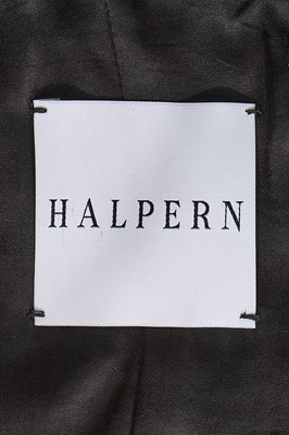 Lot 74 - A Michael Halpern green matelassé lamé dress, circa 2020