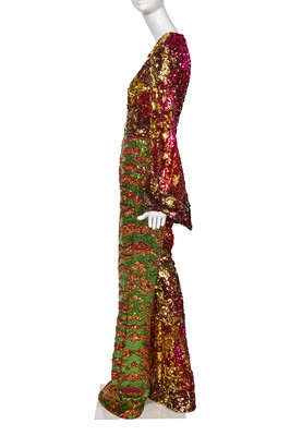 Lot 72 - A Michael Halpern sequined jumpsuit, Autumn-Winter 2018-19