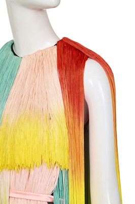 Lot 95 - A Michael Halpern fringed gown, Autumn-Winter 2022-23