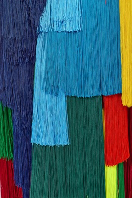 Lot 87 - A Michael Halpern multicoloured fringe jumpsuit, Spring-Summer 2021