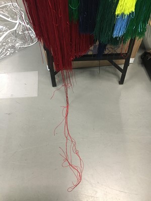 Lot 87 - A Michael Halpern multicoloured fringe jumpsuit, Spring-Summer 2021