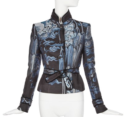 Lot 193 - An Yves Saint Laurent by Tom Ford silk-blend ottoman jacket, Autumn-Winter 2004-05