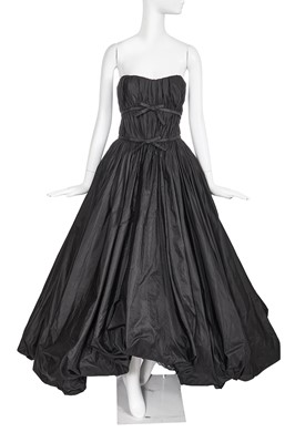 Lot 168 - A Balenciaga Edition black taffeta ballgown, Spring-Summer 1952, reissued 2007