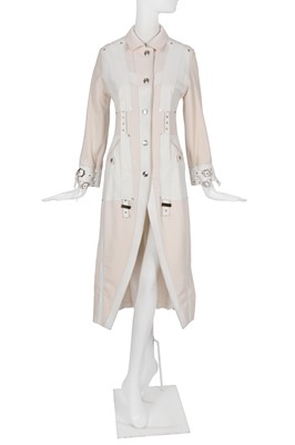Lot 232 - A Christian Dior by John Galliano cream wool coat, pre-collection 2003