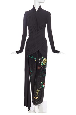 Lot 185 - A Jean Paul Gaultier haute couture beaded ensemble, 'L'Chine et L'Espagne' collection, Autumn-Winter 2001-02