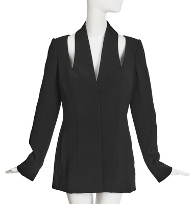 Lot 186 - A Jean Paul Gaultier haute couture black wool jacket, ‘Les Boutons’ collection, Spring-Summer 2003