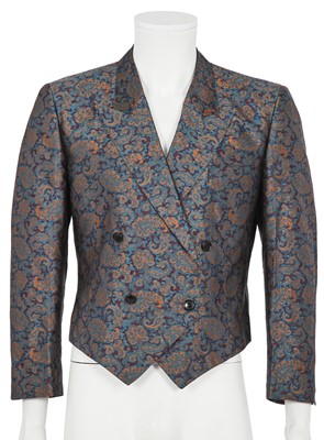 Lot 516 - An Yves Saint Laurent men's woven silk blazer, 1980s