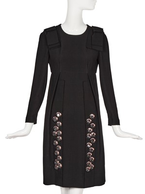 Lot 120 - A Prada black viscose cocktail dress, Autumn-Winter 2015-16