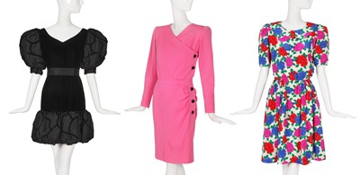 Lot 175 - Two Hubert de Givenchy haute couture dresses, 1980s