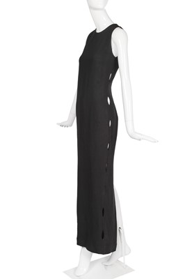 Lot 145 - A Gianni Versace black crêpe evening gown, Spring-Summer 1994