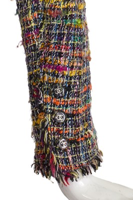 Lot 26 - A Chanel by Karl Lagerfeld multicoloured tweed suit, Spring-Summer 1998