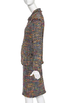 Lot 26 - A Chanel by Karl Lagerfeld multicoloured tweed suit, Spring-Summer 1998
