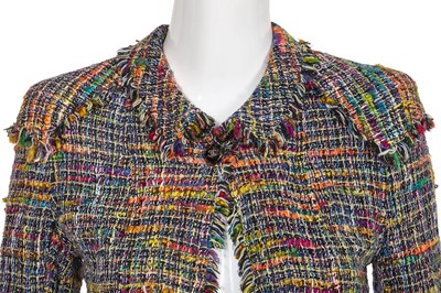 Lot 26 - A Chanel by Karl Lagerfeld multicoloured tweed suit, Spring-Summer 1998