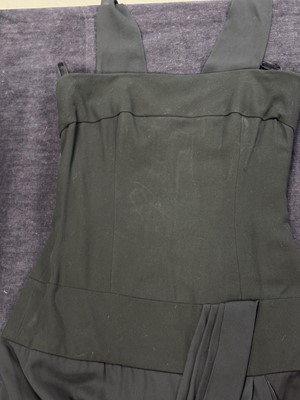 Lot 47 - A Chanel by Karl Lagerfeld black crêpe and chiffon little black dress, Spring-Summer 1990