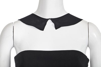 Lot 47 - A Chanel by Karl Lagerfeld black crêpe and chiffon little black dress, Spring-Summer 1990
