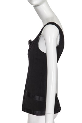 Lot 37 - A Chanel by Karl Lagerfeld textured-crêpe corset top, Spring-Summer 1993