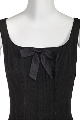 Lot 37 - A Chanel by Karl Lagerfeld textured-crêpe corset top, Spring-Summer 1993