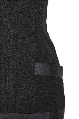 Lot 37 - A Chanel by Karl Lagerfeld textured-crêpe corset top, Spring-Summer 1993