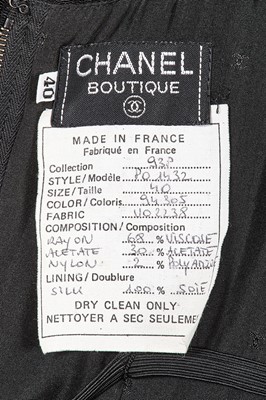 Lot 37 - A Chanel by Karl Lagerfeld textured-crêpe corset top, Spring-Summer 1993