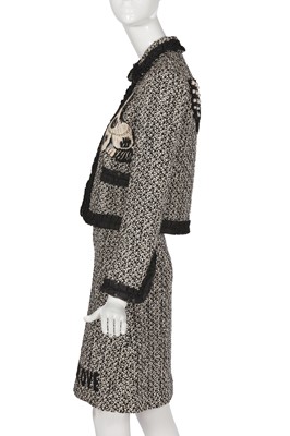 Lot 94 - A Gucci by Alessandro Michele black and white tweed suit, Resort 2017