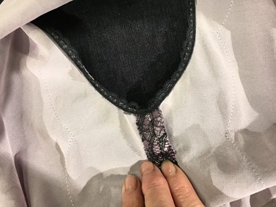 Lot 96 - A Gucci by Alessandro Michele lilac and black lace dress, Resort 2016