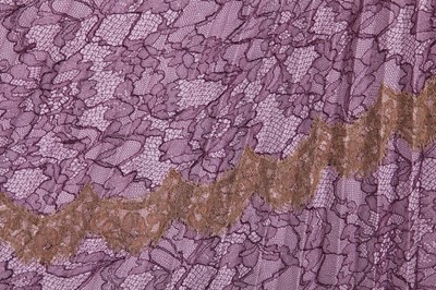 Lot 96 - A Gucci by Alessandro Michele lilac and black lace dress, Resort 2016