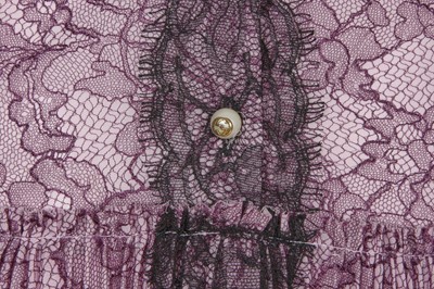 Lot 96 - A Gucci by Alessandro Michele lilac and black lace dress, Resort 2016